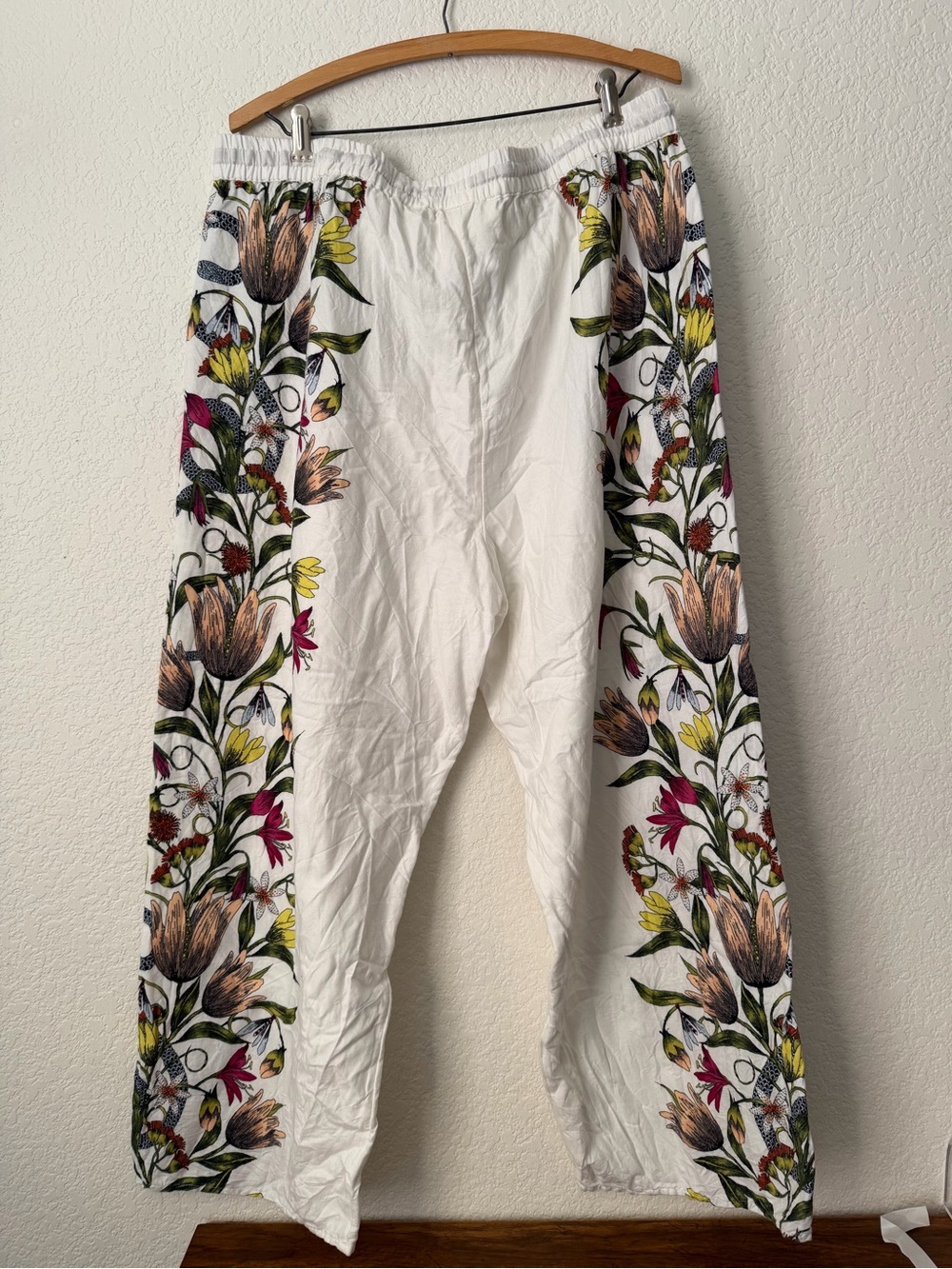 Victoria Garcia for Anthropologie Wide-Leg Flannel Pajama Bottoms XL Set - Picture 9 of 12